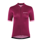 Women's Cycling Jersey, Merlot / Flamingo, hi-res